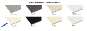 BLANCO 514486 Dřez Panor 60 keramika PuraPlus bez excentru zářivě bílá Blanco