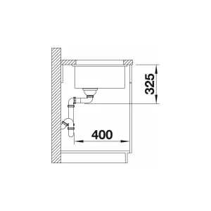 BLANCO 514506 Dřez Subline 500-U keramika PuraPlus bez táhla zářivě bílá Blanco BLANCO 514506 Dřez Subline 500-U keramika PuraPlus bez táhla zářivě bílá Blanco