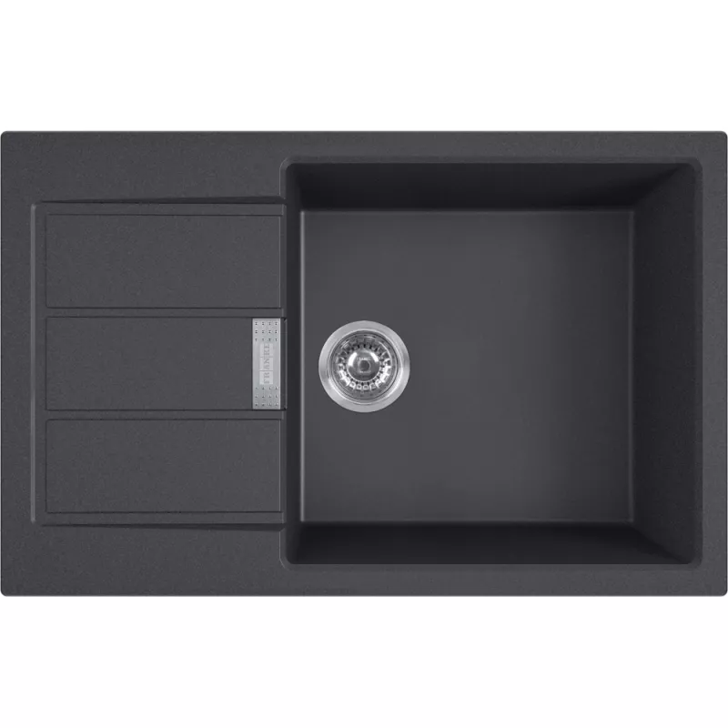 FRANKE Dřez S2D 611-78 XL 780x500mm černá Franke