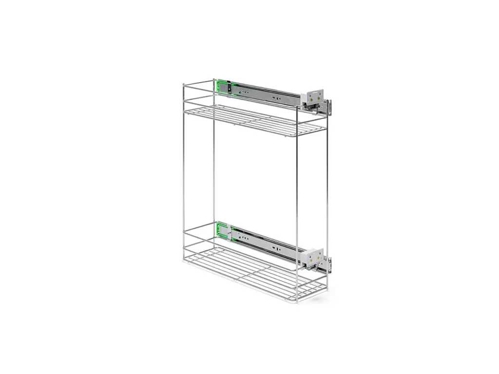 Kuchyňský výsuvný koš Cargo ATM mini NORMA chrom (G2) – 200 mm pravý