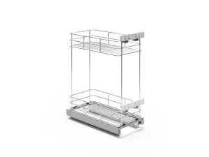 Kuchyňský výsuvný koš Cargo ATM mini NORMA chrom (G2) – 300 mm