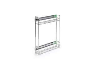 Kuchyňský výsuvný koš Cargo ATM mini NORMA chrom (G2) – 150 mm levý