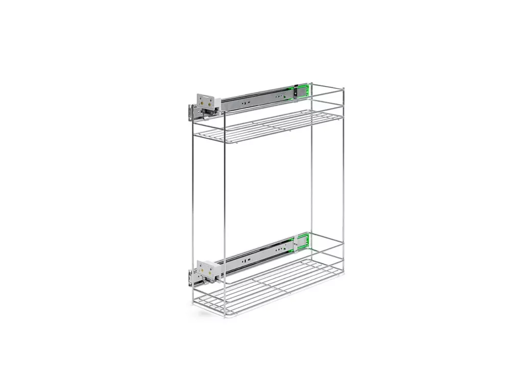 Kuchyňský výsuvný koš Cargo ATM mini NORMA chrom (G2) – 200 mm levý