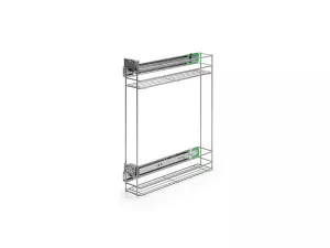 Kuchyňský výsuvný koš Cargo ATM mini NORMA stříbrná (P13) – 150 mm levý