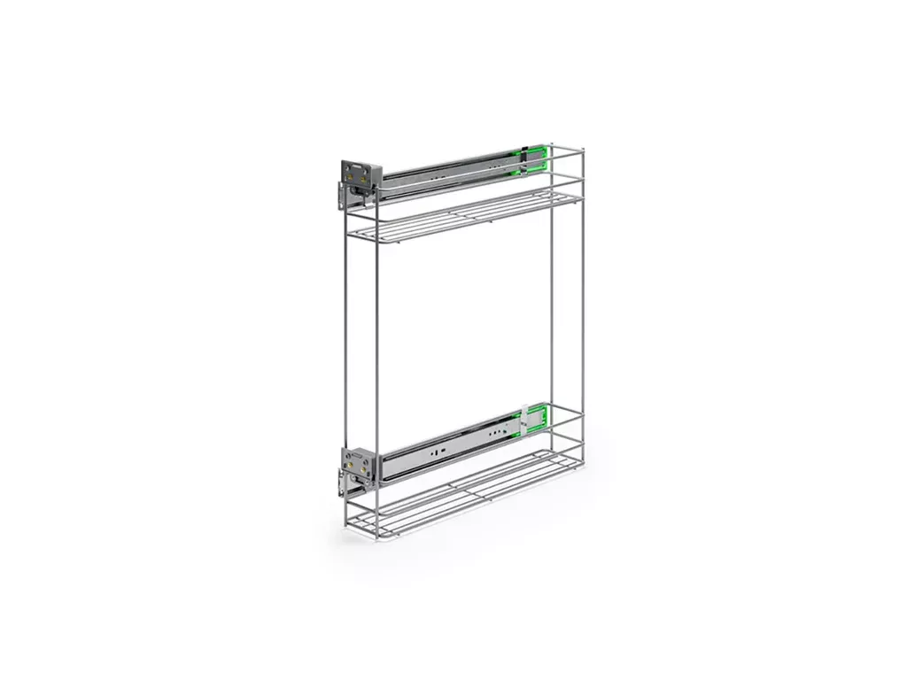 Kuchyňský výsuvný koš Cargo ATM mini NORMA stříbrná (P13) – 150 mm levý