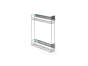 Kuchyňský výsuvný koš Cargo ATM mini NORMA stříbrná (P13) – 150 mm pravý