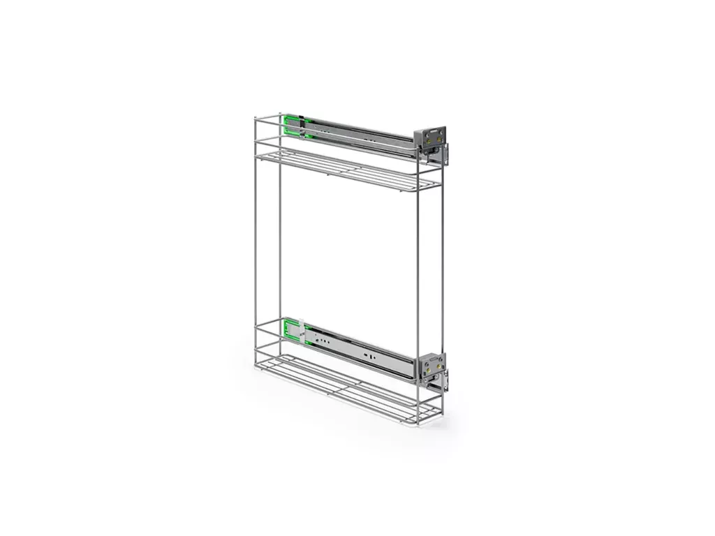 Kuchyňský výsuvný koš Cargo ATM mini NORMA stříbrná (P13) – 150 mm pravý