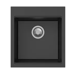 StrongSinks S3 Dřez granit Ipel 460x510mm bez odkapu černá