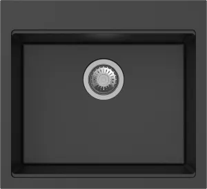 StrongSinks S3 Dřez granit Ipel 560x510mm bez odkapu černá