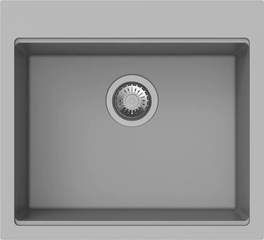 StrongSinks S3 Dřez granit Ipel 560x510mm bez odkapu šedá