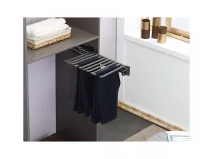Výsuvný věšák na kalhoty LUX boční bílá Met Gal