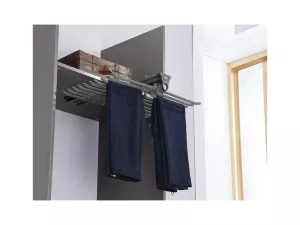 Výsuvný věšák na kalhoty LUX oboustranný antracit Met Gal