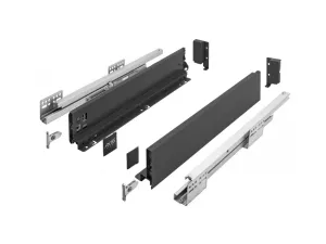 Zásuvka AXIS PRO MM NÍZKÁ H86 černá 300-550 mm | 300 mm, 400 mm, 450 mm, 500 mm, 550 mm