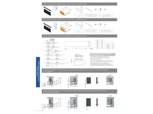 Zásuvka AXIS PRO MM NÍZKÁ H86 černá 300-550 mm GTV