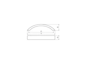 Úchytka UGO G UG 4306/128 nikl satén PLK Gamet Úchytka UGO G UG 4306/128 nikl satén PLK Gamet