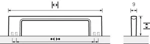 Úchytka BELLUNO BA 160/192 chrom mat Hettich