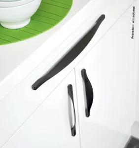 Úchytka LEILA 320 ušlechtilá ocel efekt