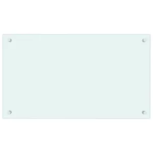 Kuchyňský panel mléčný, tvrzené sklo