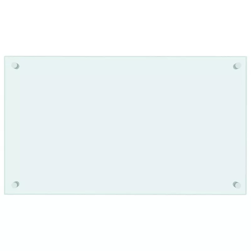 Kuchyňský panel mléčný, tvrzené sklo